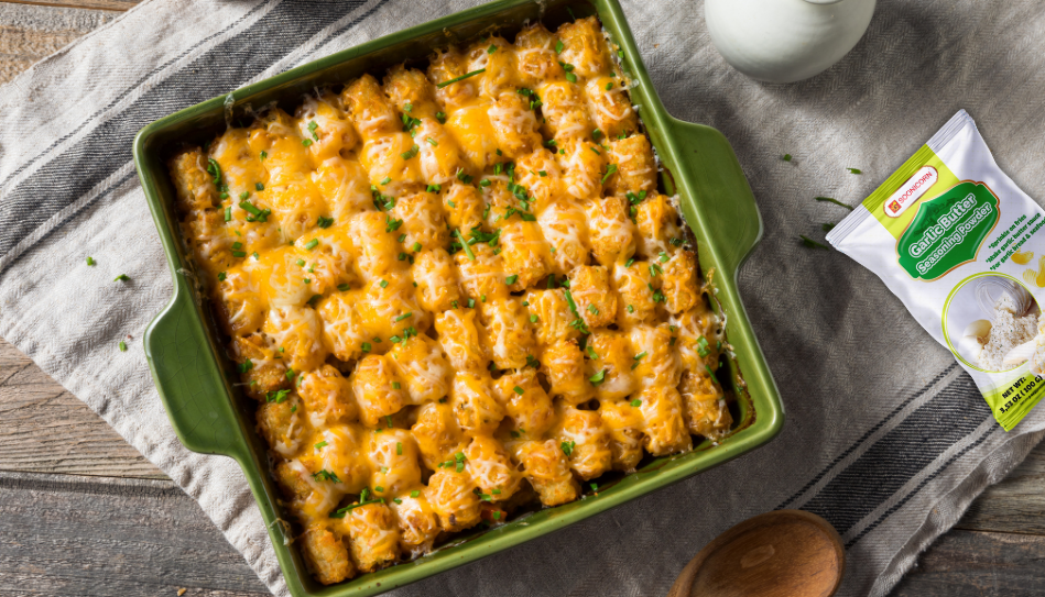 Cheesy Tater Tot Breakfast Casserole